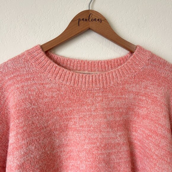 Minkpink Sweater Womens XXL Plus Coral Pink Oversized Relaxed Fit Chunky Top - Picture 2 of 7